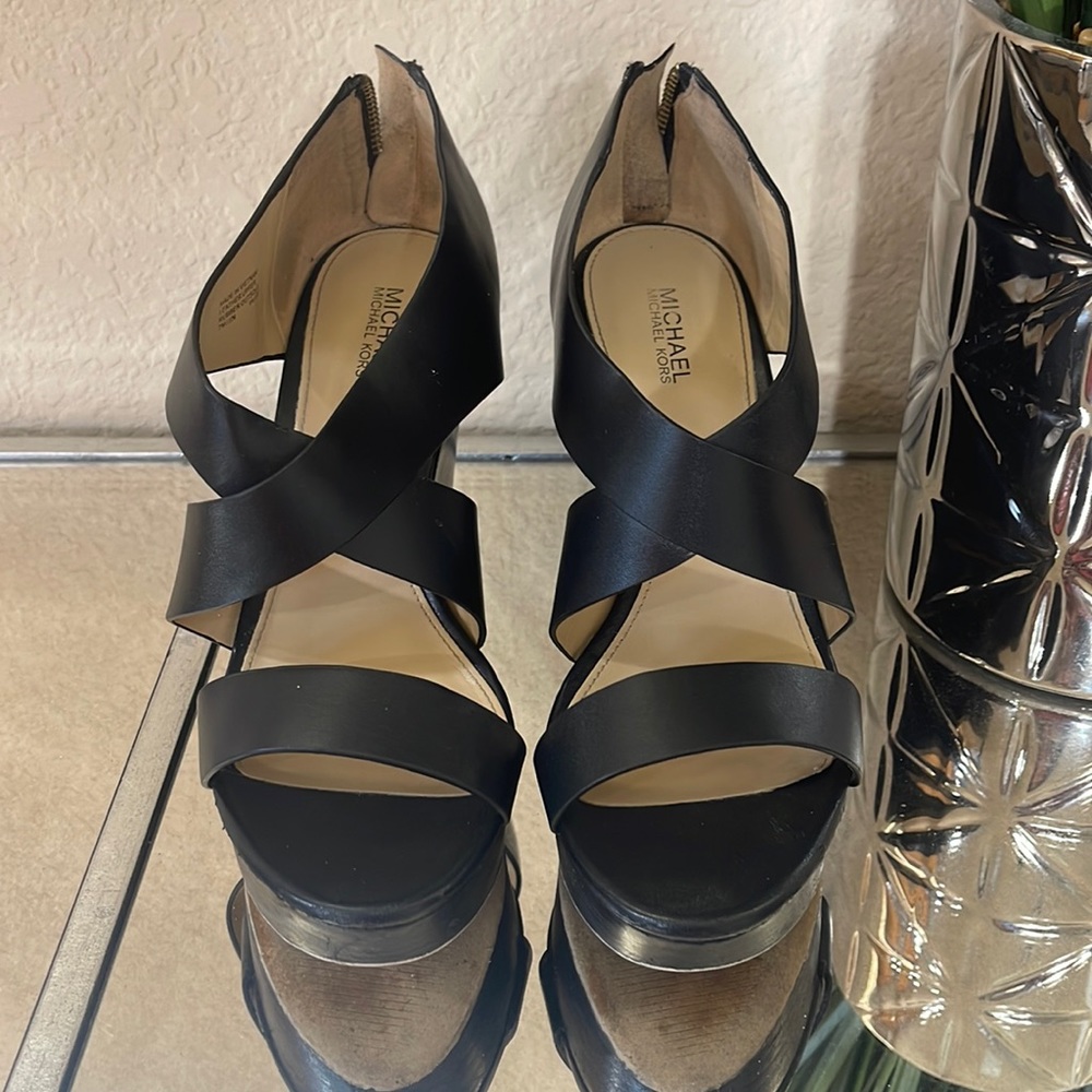 Michael Kors black Wedges